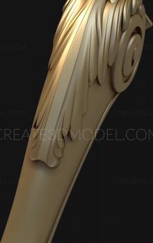 Legs (NJ_0075) 3D model for CNC machine